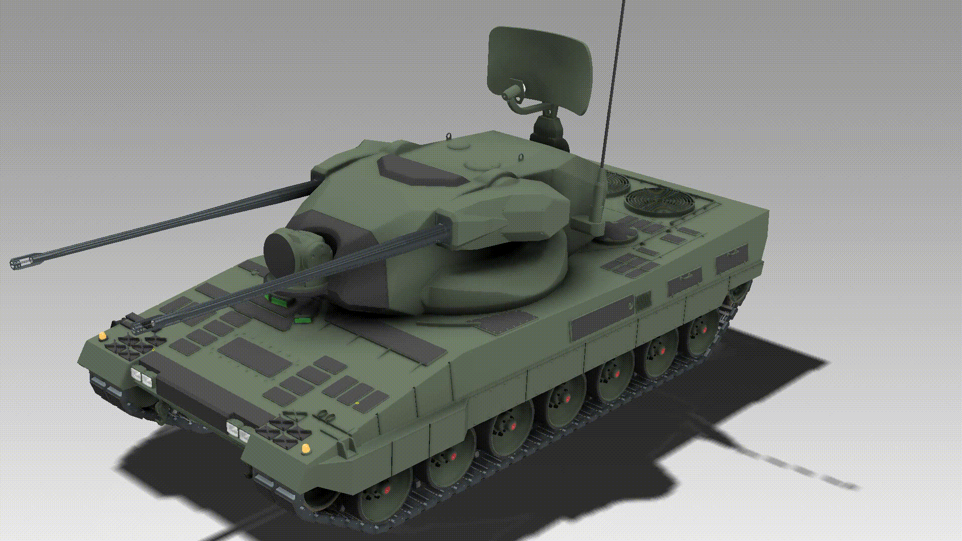 gepard SPAA 防空35毫米-概念